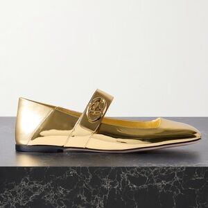 Valentino Garavani VLogo Locker Mary-Jane ballerina size 37.5 ( US7)